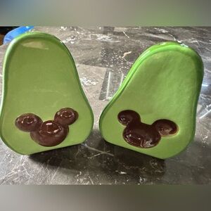 BNIB Disney avocado salt and pepper shakers